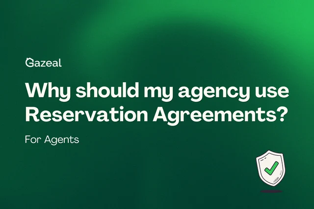 Why should your estate agency offer a reservation agreement to protect a property sale.