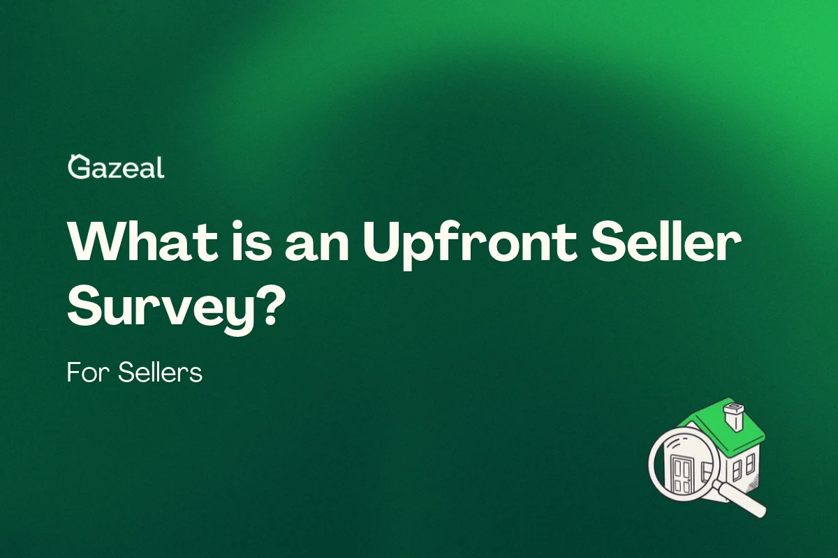 What is an Upfront Seller Survey? Gazeal illustrated survey guide